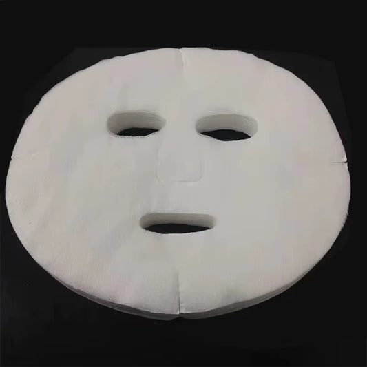 50Pcs Disposable Face Mask Paper Disposable Tissue Cosmetic Cotton Face Mask Sheets Face Care Paper Towel