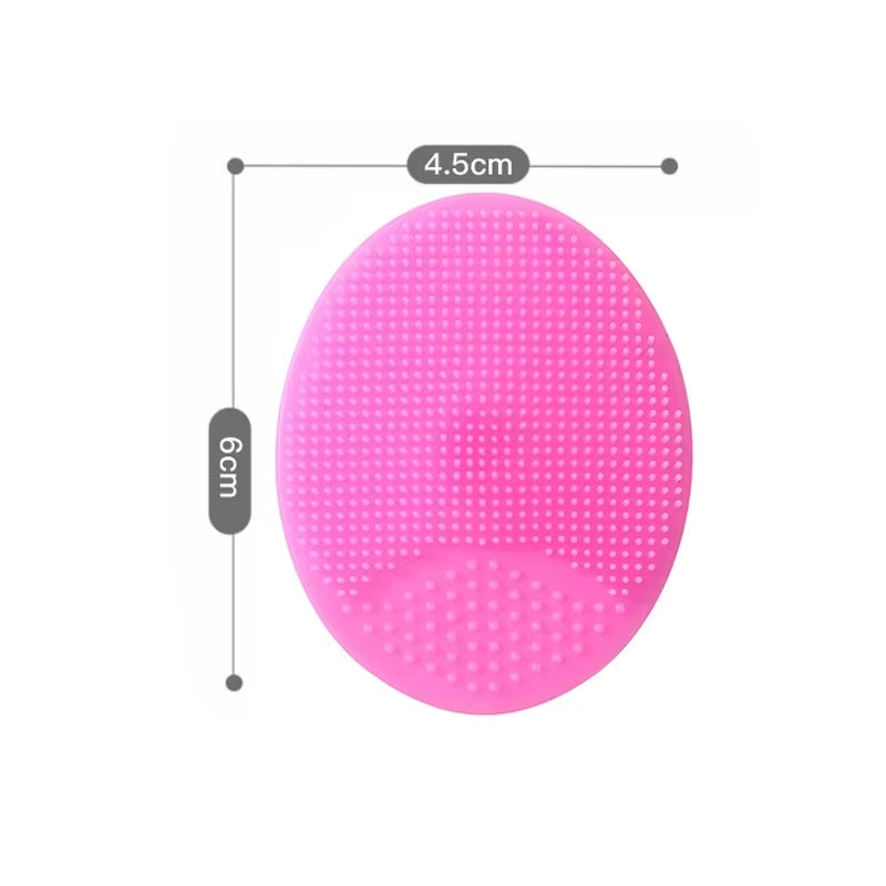 Soft Silicone Face Brush Cleanser and Massager Manual Facial Cleansing Brush Exfoliating Silicone Face Scrubber for Women Men