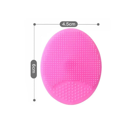 Soft Silicone Face Brush Cleanser and Massager Manual Facial Cleansing Brush Exfoliating Silicone Face Scrubber for Women Men