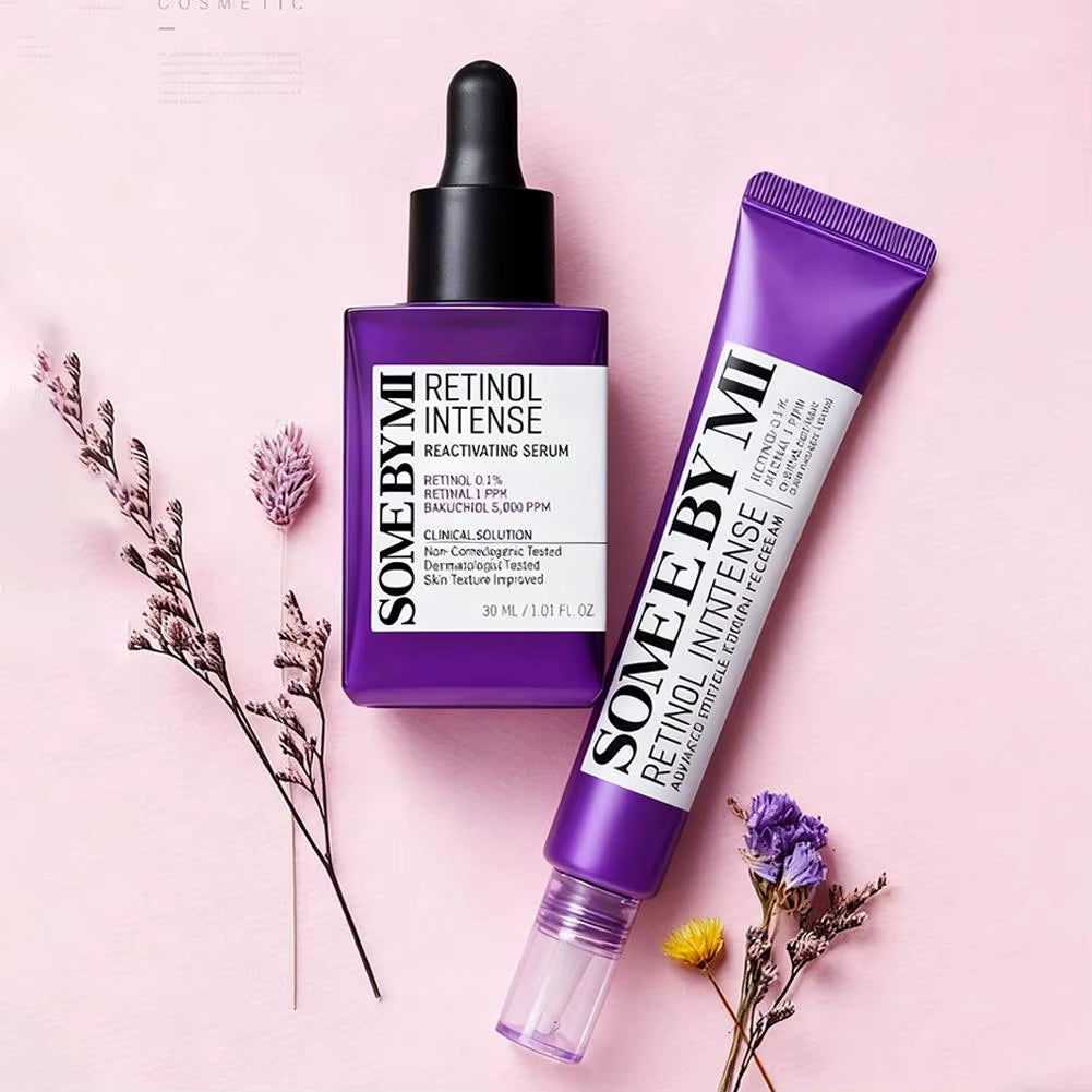 SOME by MI Retinol Intense Reactivating Serum Advanced Triple Action Eye Cream Original 30Ml Korean Brand Facial Care Essence
