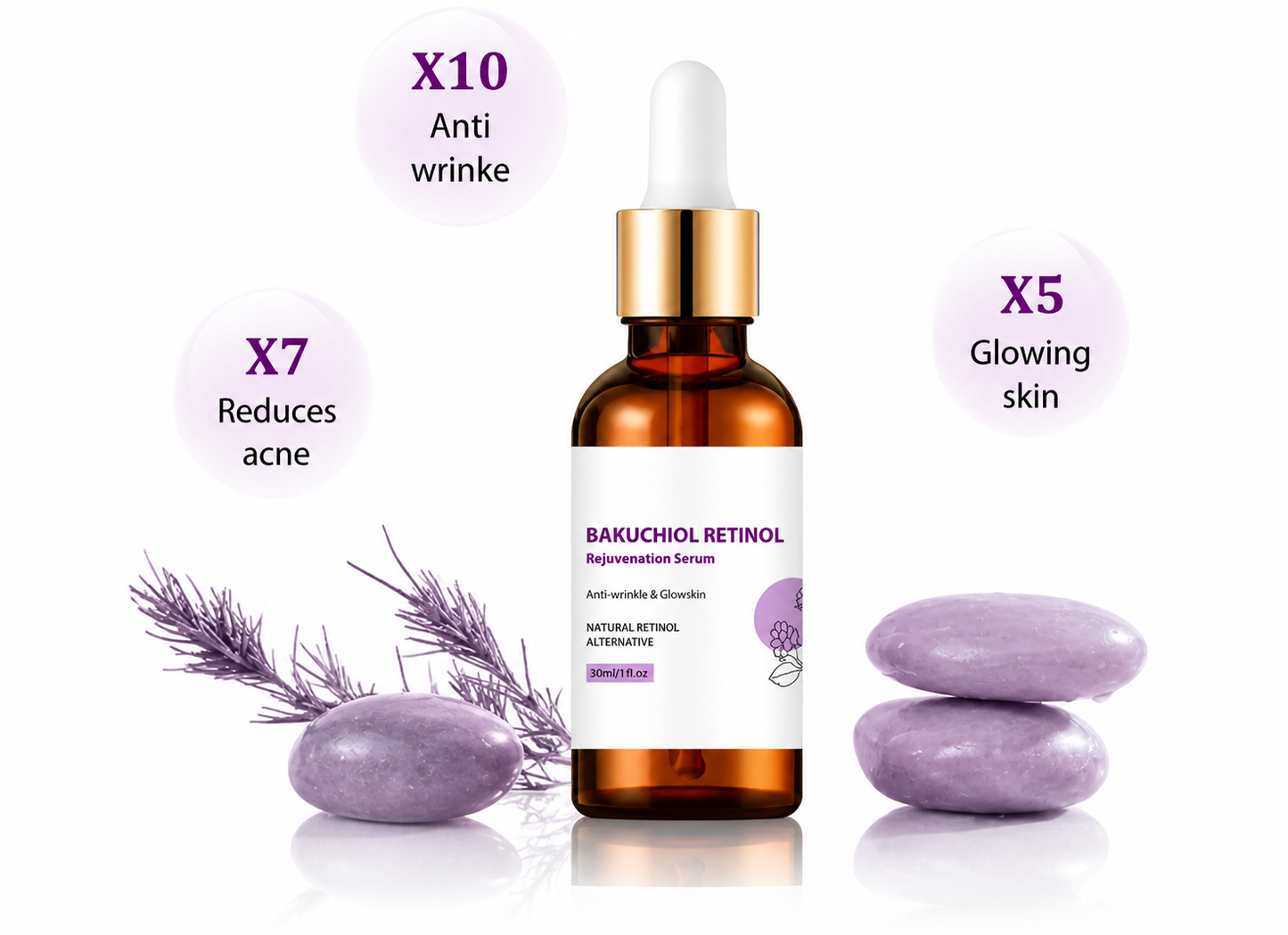 Kollageeni Retinol Seerumi 30ml – Anti-Age Juonteiden & Ihon Uudistava Kasvohoito