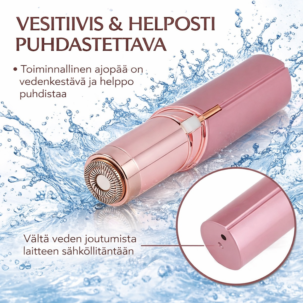 Sähköinen Kasvojen Karvanpoistolaite USB – Huulipunamuotoinen Mini-Epilaattori Naisille